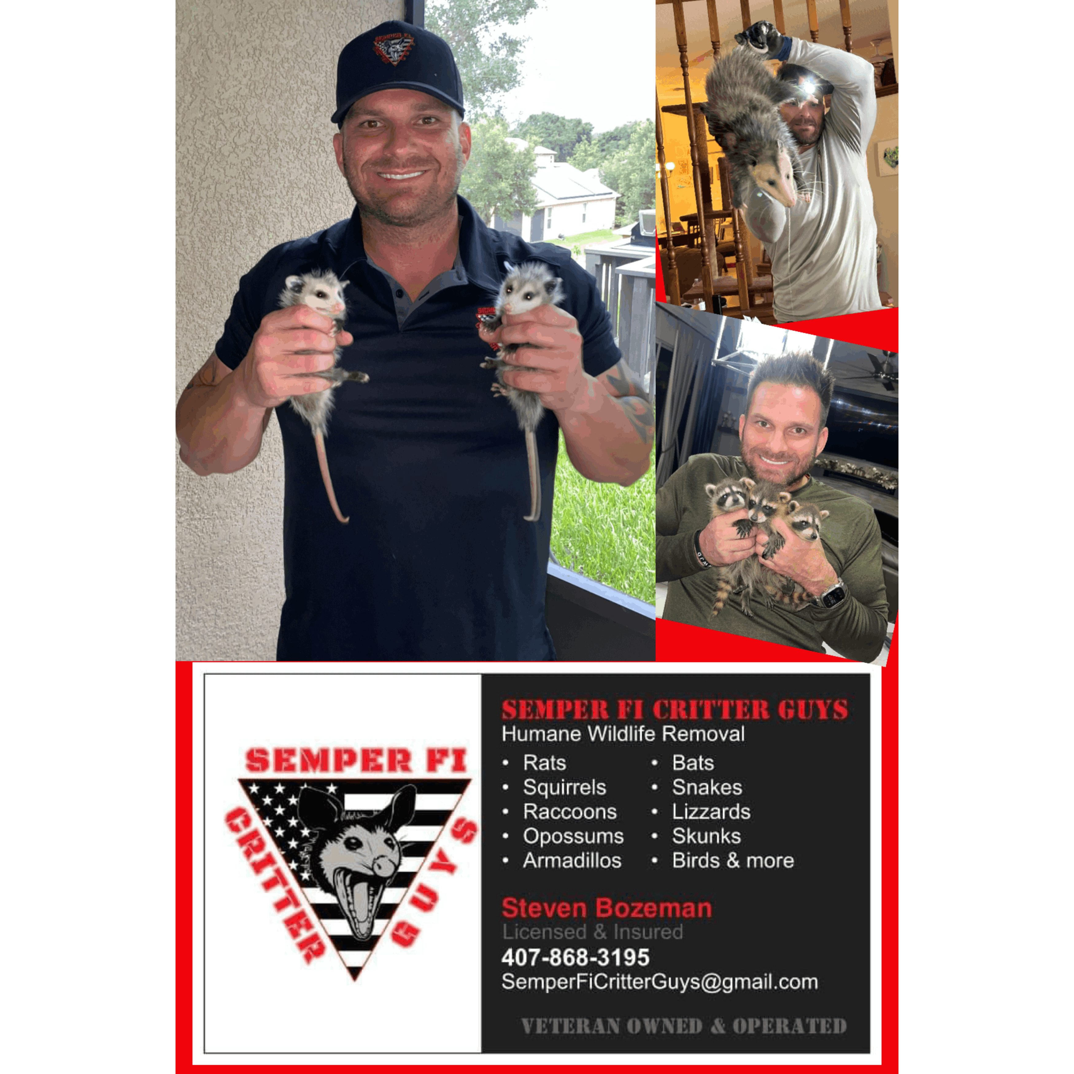 Steven - Semper Fi Critter Guy
